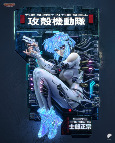 Figura motoko kusanagi ghost - kusanagi,