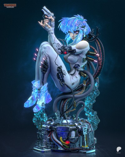 Motoko statua statuina ghost - -,